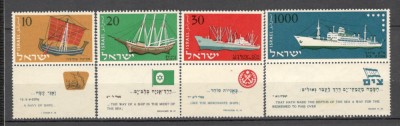 Israel.1958 Marina comerciala-cu tabs MI.26 foto