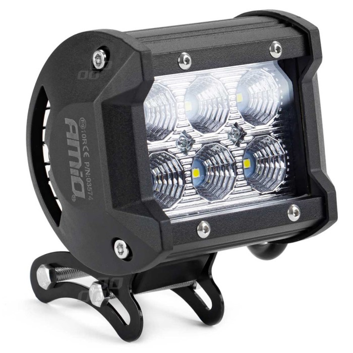 Proiector led pentru off-road, atv, ssv, culoare 6500k, 1440 lm, tensiune 9 - 36v, dimensiune 95 x 77 mm
