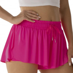 Pantaloni scurți sportivi pentru femei Alergare Tenis Shorts Fluture Fete 2-în-1