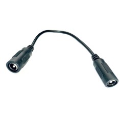 Cablu adaptor DC 5.5x2.1mm female to female DC plug pentru extensie LED CCTV monitoare