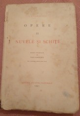 Opere Volumul II. Editie ingrijita de Paul Zarifopol, 1931 - I. L. Caragiale