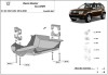 Scut Metalic Clapeta EGR Dacia Duster 2018-2020 Otel 2mm +Accesorii Montaj