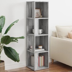 vidaXL Dulap colțar, gri sonoma, 33x33x132 cm, lemn prelucrat 816024