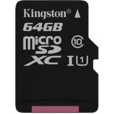 Card microSD Kingston SDCS/64GBSP Canvas Select 80mb/s foto