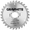 Disc circular vidia, pentru aluminiu, 30&nbsp;dinti, 165x30 mm, Graphite&nbsp;