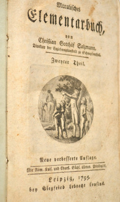 Carte veche in limba germana - Moralisches Elementarbuch 1795 - Leipzig foto