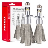 Becuri LED auto H4 AMiO FLEX+ cu lentila, CANBUS, 6000K, 40W