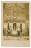 3420 - PETRESTI, Alba, Interiorul bisericii - old postcard, real PHOTO - unused
