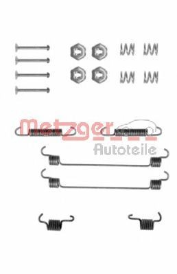 Set accesorii, sabot de frana RENAULT MEGANE I Classic (LA0/1) (1996 - 2006) METZGER 105-0657