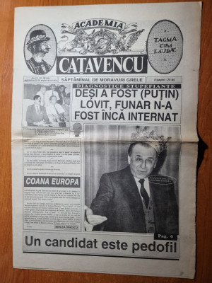ziarul catavencu 22-28 septembrie 1992 foto