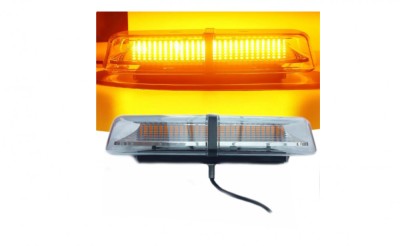 Lampa stroboscopica de avertizare lumina portocalie 12 24v cu 72 Led foto