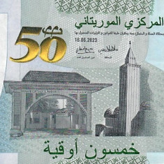 Mauritania 50 Ouguyia 2023 - A 50-a aniversare a monedei Ouguiya, P-28 UNC !!!