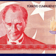 (2) BANCNOTA TURCIA - 10 LIRE 2005, PIRI REIS IN DUNYA HARITASI