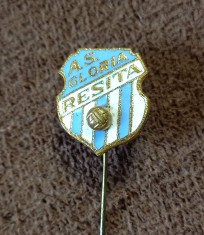 Insigna fotbal - &quot;GLORIA&quot; RESITA