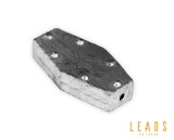 Leads - Plumb plat hexagonal 50 gr. / set x 5 buc. - Delphin