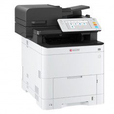 Imprimanta Kyocera ECOSYS MA4000cix color laser MFP 3in1, Touch control, A4, duplex, Dual Scan ADF 100 coli, USB, retea, Starter toner inclus, Alb/Neg