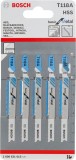 Set 5 panze Bosch T118A HSS pentru metal, 92 mm