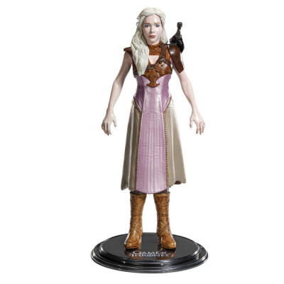 Figurina articulata Game of Thrones IdeallStore&amp;reg;, Daenerys Targaryen, editie de colectie, 19 cm, stativ inclus foto