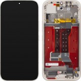 Display cu Touchscreen Honor 600 Pro, cu Rama, Auriu (Golden White), Service Pack 0235ATTV