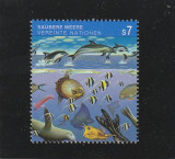 Natiunile Unite Vienna 1992-Un ocean curat,MNH,Mi.127, Organizatii internationale, Nestampilat