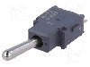 Intrerupator basculant, 2 pozitii, mod comutare OFF-ON, SPDT, NKK SWITCHES - A12AP