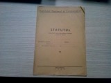 STATUTUL Cooperativei pentru Aprovizionarea, Productie si Desfacere Agricola - Institutul National al Cooperariei, 1945 , 24 p.