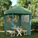 vidaXL Cort pentru Petreceri Verde 200 x 200 x 306 cm Material Oxford 42023523