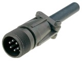 Conector circular AMPHENOL MS3101E14S-6P, mufă 6 pini pentru cablu, lipire MS/DS 13A