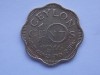 Moneda Ceylon 10 Cents 1944, Stare Buna, Colectie Numismatica