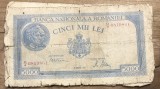 (BNK A) Romania bancnota 5000 lei 20 ,artie 1945