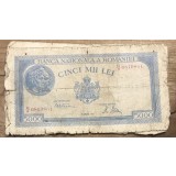 (BNK A) Romania bancnota 5000 lei 20 ,artie 1945