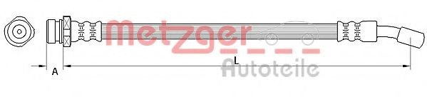 Conducta / cablu frana HYUNDAI i30 (FD) (2007 - 2011) METZGER 4111033