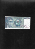 Iugoslavia Yugoslavia 500 dinara dinari 1990 seria7221644