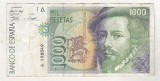 bnk bn Spania 1000 pesetas 1992 circulata