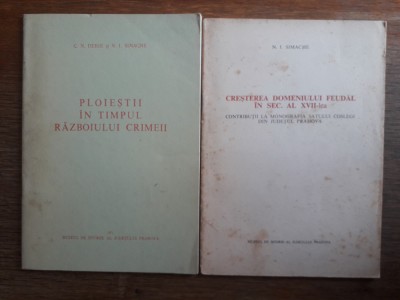 Lot 2 carti N.I. Simache, C.N. Debie / R8P3F foto