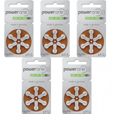 Baterii auditive P312 - power One / 5 seturi