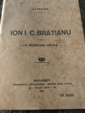 Ion I.C. Bratianu, Hyperion, 1916, 46 pag, Tipogr. Gutenberg, Joseph Gobl, Buc.
