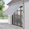 Copertina protectie solara TorontoDBW albastru inchis/alb 350 x 120 x 220-309 cm [pro.tec] HausGarden Leisure