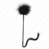 KINK - SILICONE WHIP WITH FEATHERS FOR TICKLE 47 CM, KINK IMPACT &amp; TOUCH