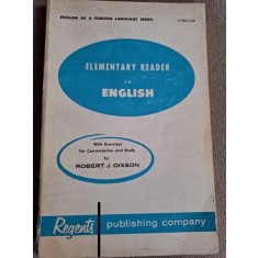 Elementary reader in english - Robert J. Dixon