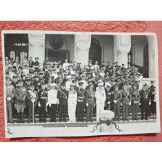 Fotografie, ofiteri la festivitate, perioada interbelica