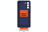 Galaxy S21 FE; Silicone Cover with Strap; Navy &quot;EF-GG990TNEGWW&quot;, Samsung