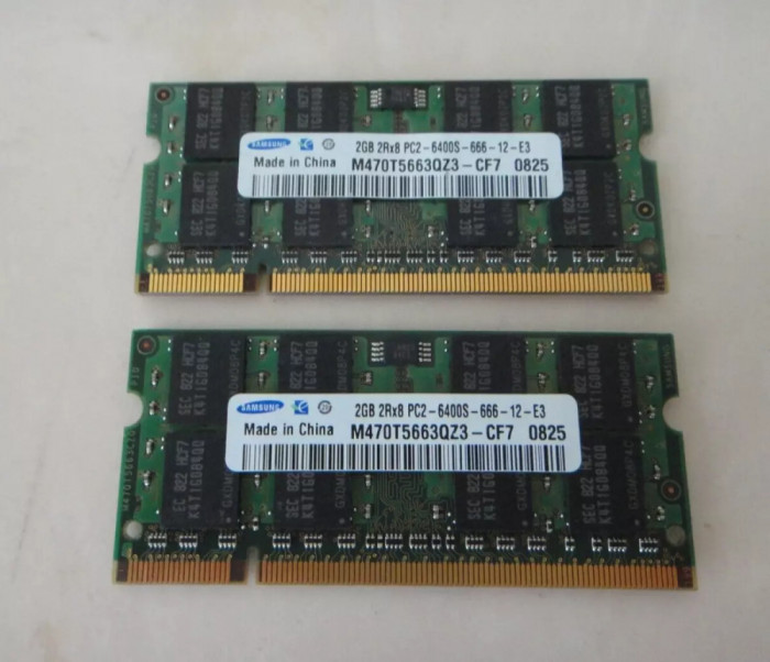4Gb (2x2Gb) DDR2 Laptop 800Mhz