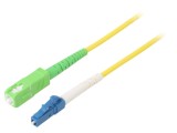 Patch Cord Fibra Optica OS2 LC/UPC SC/APC 25m Galben