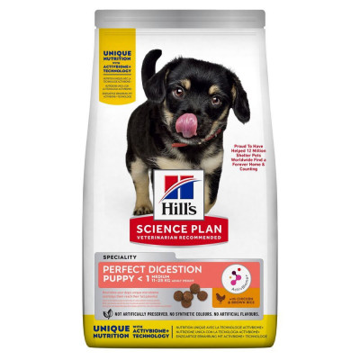 Hill&amp;amp;#039;s Science Plan Canine Perfect Digestion Puppy Medium Chicken 14 kg foto