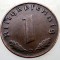 B.108 GERMANIA 1 REICHSPFENNIG 1939 D