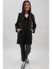 TRENCI MIDI IMPERMEABIL BELLISA Negru M-L