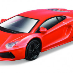 Macheta Masinuta Bburago Street Fire 1:43 Lamborghini Aventador Portocaliu,