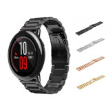 Cumpara ieftin Bratara de schimb din metal cu zale mari 22mm pentru smartwatch Xiaomi AmazFit stratos GTR 47mm,