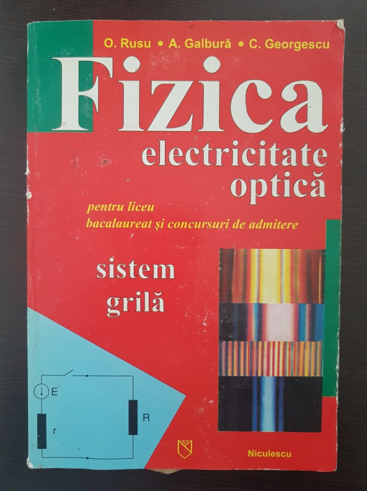 FIZICA ELECTRICITATE OPTICA - Rusu, Galbura